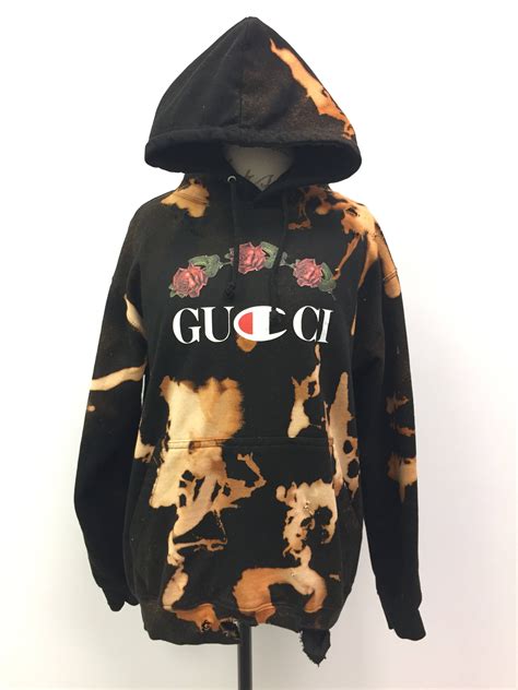 gucci hoodie replica amazon|gucci distressed hoodie.